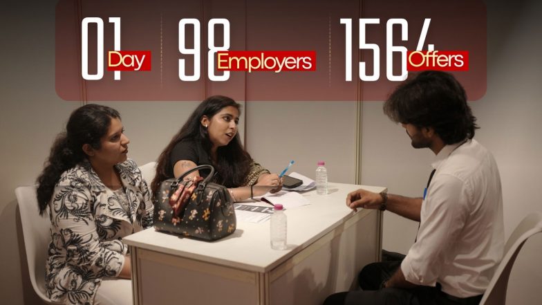 Business News | VGU Mega Job Fair 2026: 1,642 Candidates Selected by 100+ Recruiters, Highest Package Touches ₹44 LPA