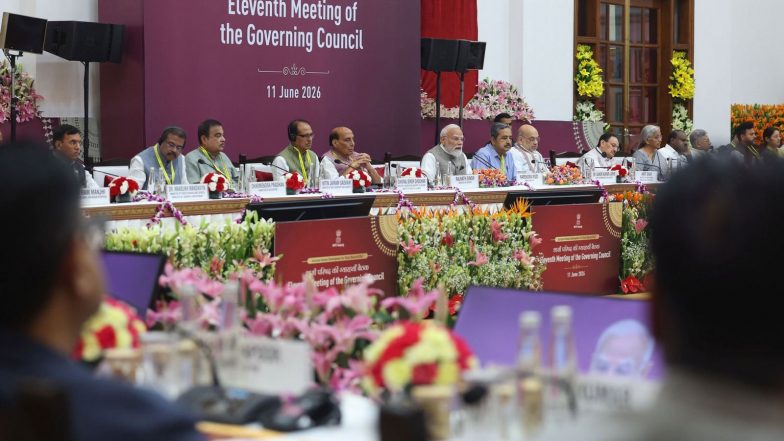 India News | PM Modi Holds NITI Aayog Meeting, Stresses Collective Development Effort