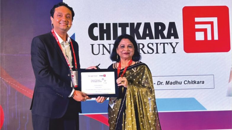 Business News | Chitkara University Launches Digital Campus on Google Cloud 4.0, Emerges as One of India's Early Agentic AI Universities