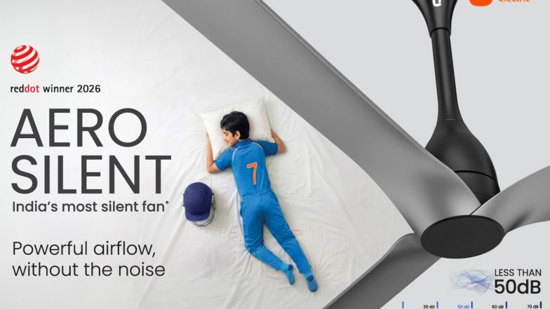 Business News | Introducing India's Most Silent Fan*, Aerosilent by Orient Electric