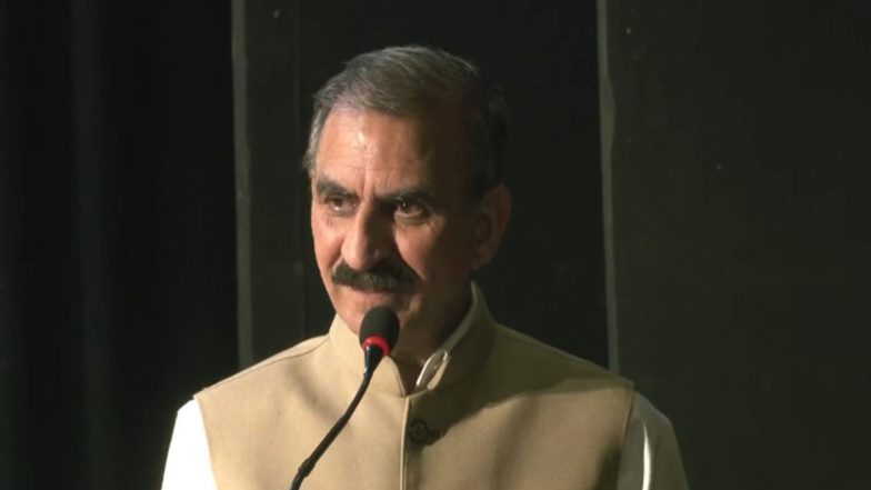 India News |  Himachal CM Sukhu Condoles Death of Seafarer Aditya Sharma in Attack on MT Settebello Vessel