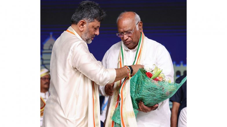 India News | Karnataka CM Shivakumar Congratulates Kharge, Pawan Khera, Mansoor Ali Khan on Being Elected Unopposed to RS