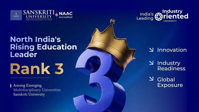Business News | From Mathura to the National Spotlight, Sanskriti University Is Rewriting North India's Education Story