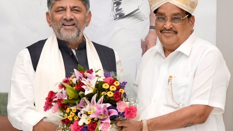 India News | Karnataka CM Meets Union Minister CR Patil to Push Mekedatu, Mhadei Water Projects
