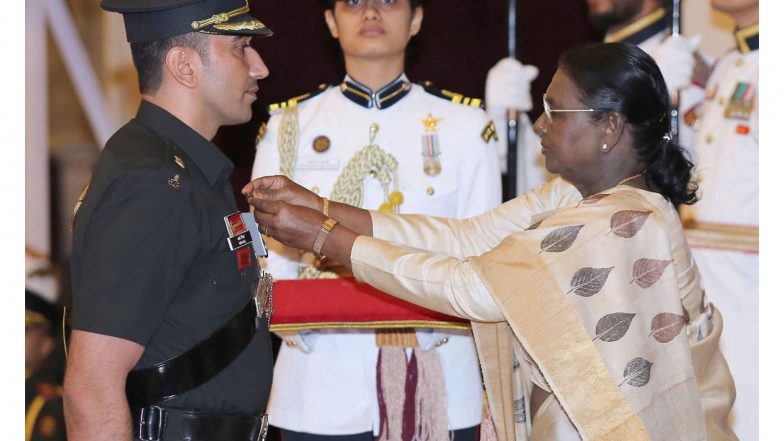 Business News | President Droupadi Murmu Confers Kirti Chakra on Chandigarh University Alumnus Major Arshdeep Singh Gill