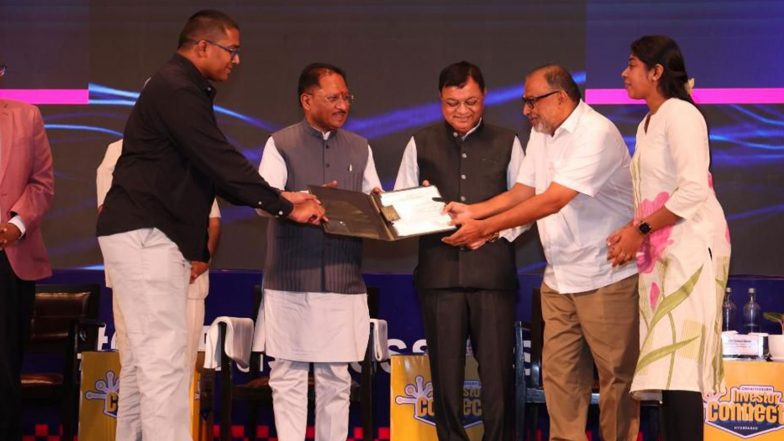 India News | Chhattisgarh Secures Rs 9,580 Cr in Investment Proposals at Hyderabad Investors Connect