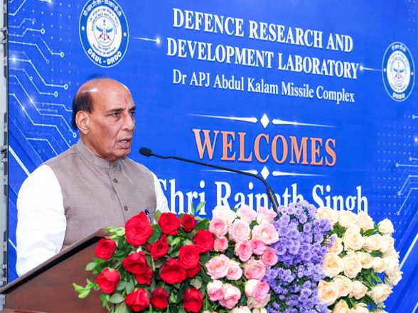 India News | Rajnath Singh Inaugurates Advanced Weapon System Complex at DRDL in Hyderabad