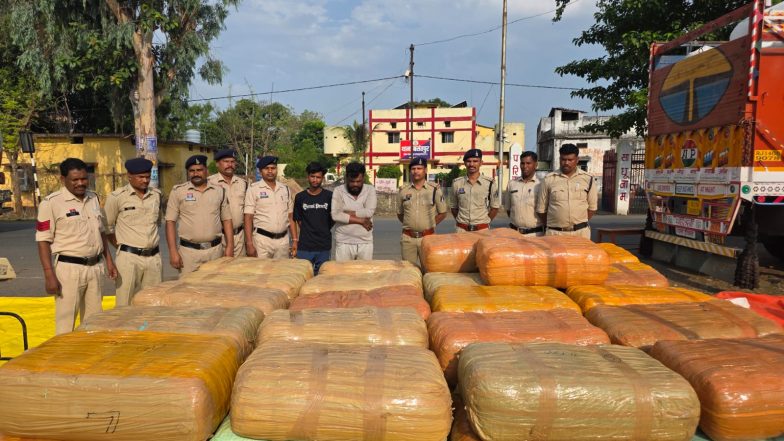 India News | Police Seize Cannabis Worth Rs 10 Cr in Chhattisgarh's Balrampur, Two Held