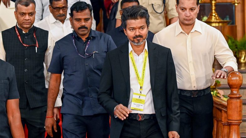India News | Tamil Nadu CM Vijay Seeks Second AIIMS, NEET Exemption and Release of Education Funds at NITI Aayog Meet