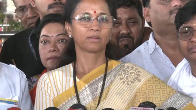 India News | NCP (SP) MP Supriya Sule Refutes Reports of Merger with Congress