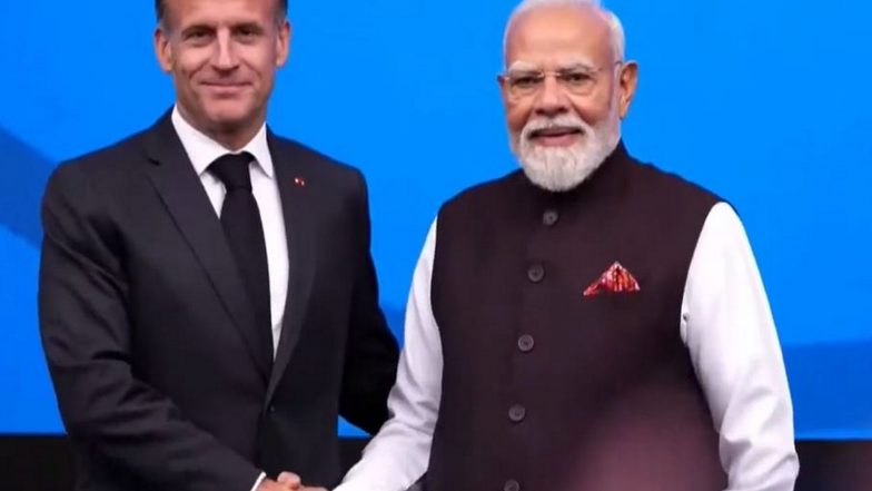 World News | PM Modi, French President Macron Jointly Inaugurate 'Bharat Innovates' in Nice, Bringing Together Global Startups, Investors