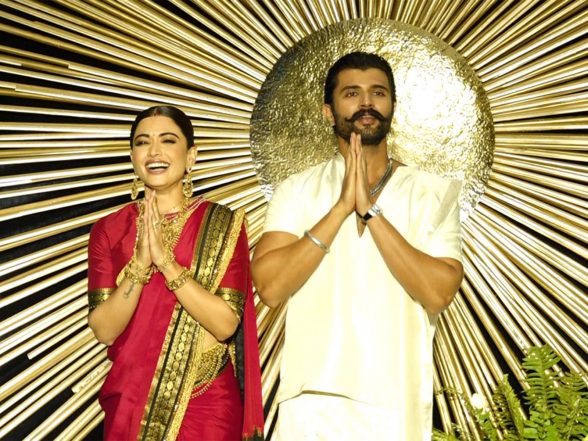 Entertainment News | Vijay Deverakonda, Rashmika Grant Scholarships to 180 Top School Kids from Achampet Mandal