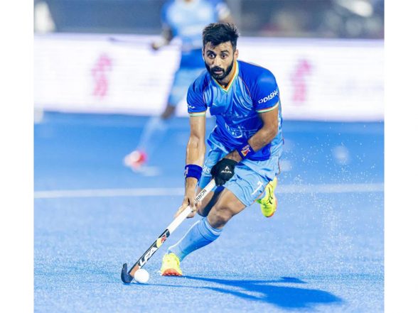 Sports News | Manpreet Singh Equals Former Indian Captain Dilip Tirkey's Record of 412 International Caps