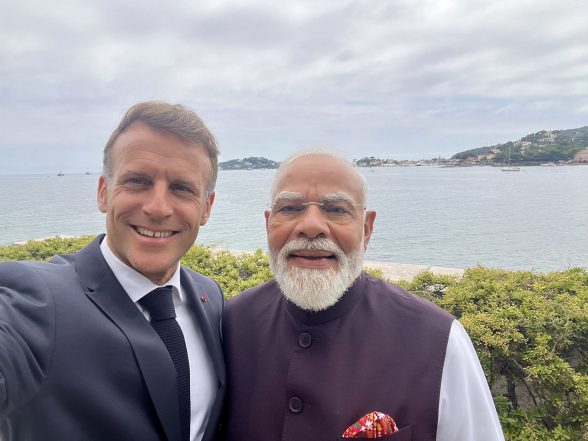 World News | Nice Talks: President Macron Says PM Modi's Visit Reflects Strength of India-France Partnership, 'new Chapter for Talent Being Opened'