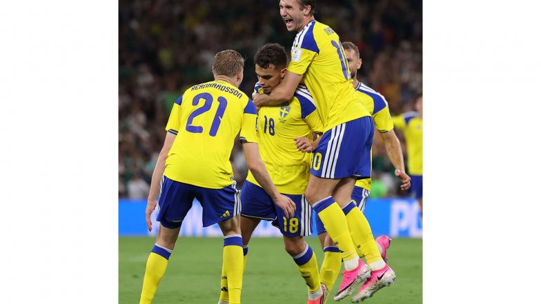 Sports News | FIFA World Cup: Yasin Ayari's Brace Helps Sweden Thrash Tunisia 5-1