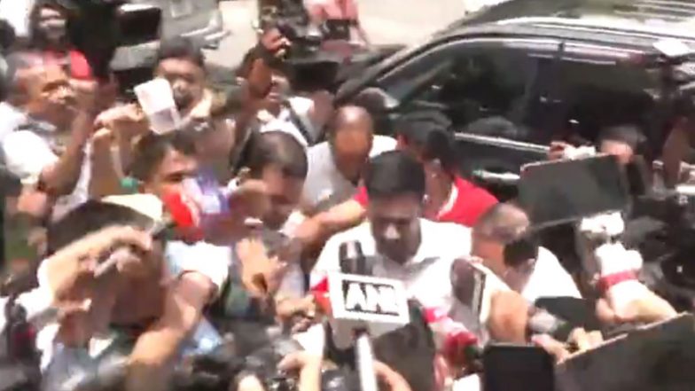 India News | TMC MP Abhishek Banerjee Reaches ED Office for Questioning in Alleged Teachers Recruitment Scam Probe