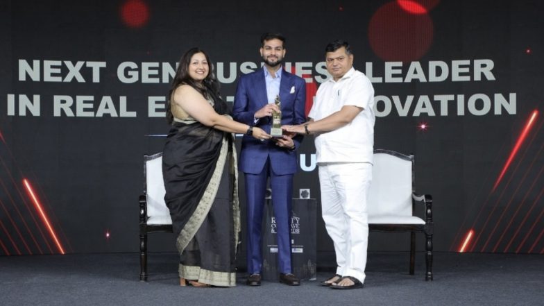 Business News | SPJ Group MD Mitul Jain Honoured as 'Next Gen Business Leader in Real Estate & Innovation' at ET Realty Conclave & Awards 2026