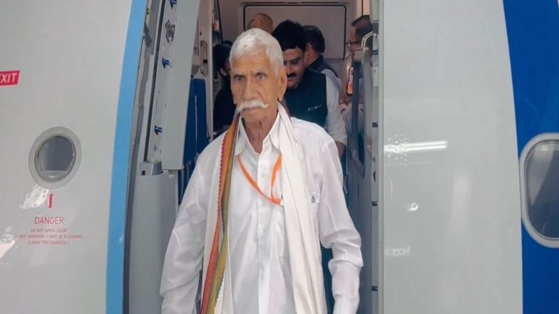 India News | Jewar Farmers Fly to Lucknow on First Commercial Flight from Noida Airport