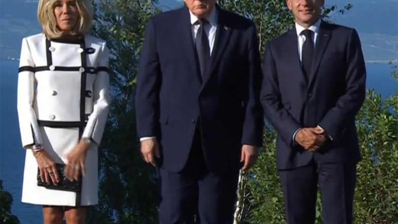 World News | Emmanuel and Brigitte Macron Welcome World Leaders as G7 Summit Kicks off in France