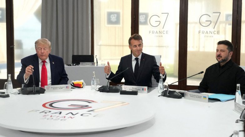 World News | G7 Evian: High-stakes Summit Kicks off with First Session on Ukraine