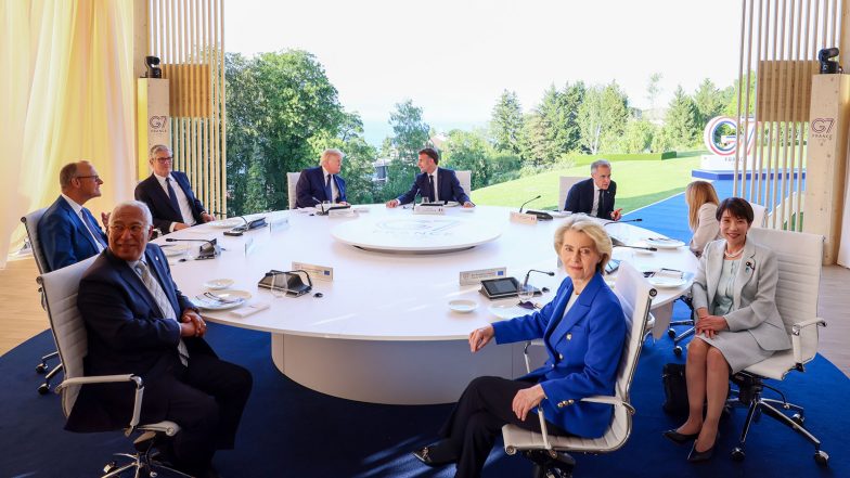 World News | Japanese PM Takaichi Urges Close Coordination on Challenges Posed by China at G7 Summit