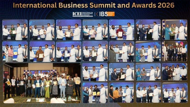 Business News | International Business Summit & Awards 2026 Concludes Successfully in Jaipur; 150+ Entrepreneurs, MSMEs and Startup Founders Participate