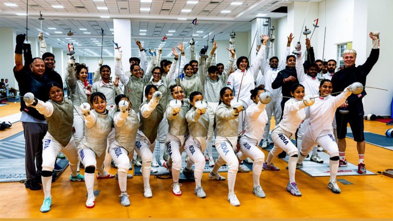 Sports News | FAI Announces Indian Squad for Asian Fencing Championships 2026