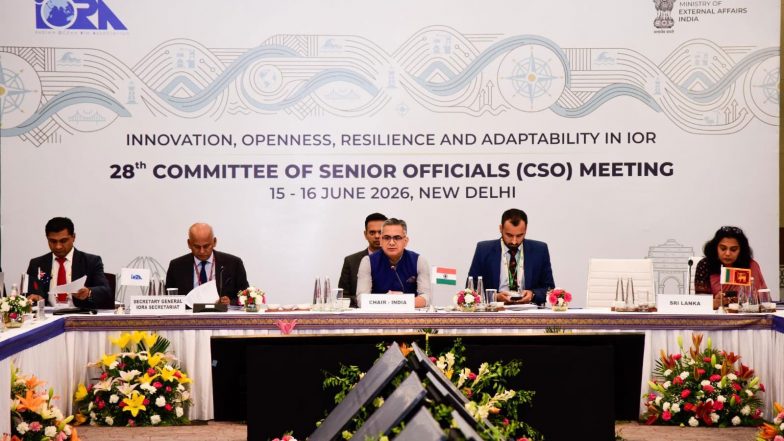 World News | India Chairs 28th IORA Senior Officials Committee Meeting, Reinforces Cooperation for Peaceful Indian Ocean Region