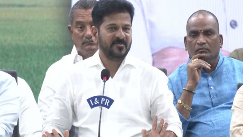 India News | Telangana CM Revanth Reddy Reviews Bullet Train Corridors, Warangal Airport