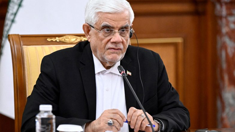 World News | Strait of Hormuz Belongs to Iran, Its Management to Remain Our Responsibility: First Vice President Mohammad Reza Aref