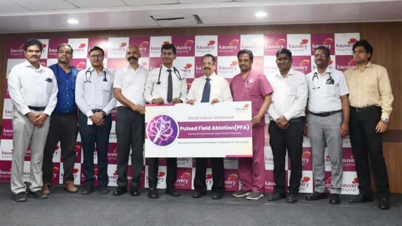 Business News | Kauvery Hospitals Launches Advanced Pulsed Field Ablation Systems in Chennai for Atrial Fibrillation Treatment in Tamil Nadu