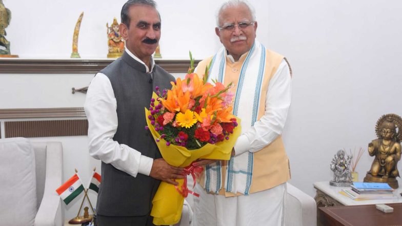 India News | Himachal CM Urges Centre to Increase Free Power Royalty Share in CPSU Projects
