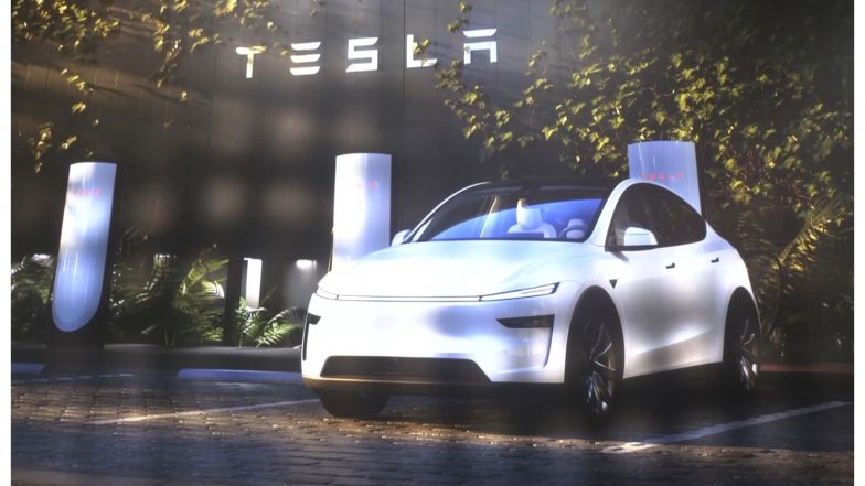 Business News | Tesla Expands India Presence with Fifth Experience Center in Hyderabad, Showcases 2026 Model Y Lineup