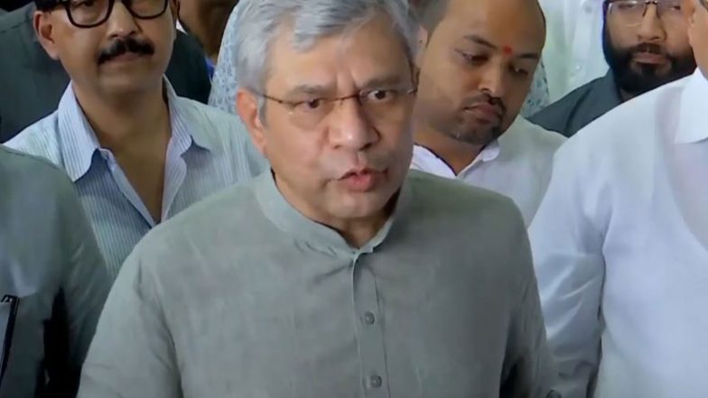India News | Rs 2 Lakh Crore Railway Investment Being Done in Maharashtra: Ashwini Vaishnaw After Flagging off Pune-Shirdi New Train