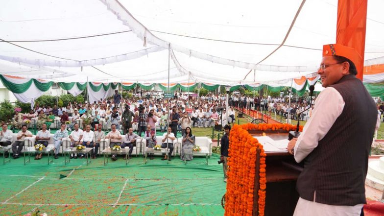 India News | Uttarakhand CM Dhami Administers Oath to Newly Elected Uttarakhand Secretariat Association Office Bearers