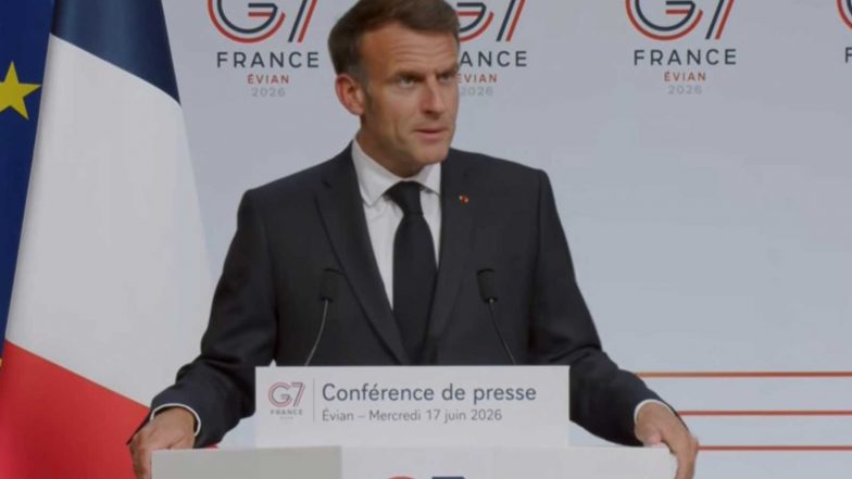 World News | Iran, Hezbollah and Israel Must Not Continue Fighting: Macron's Closing Remarks at G7 Summit
