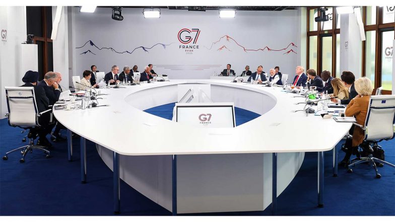 World News | G7 Leaders Call for Resilient Global Growth, Stress Free Transit Through Strait of Hormuz
