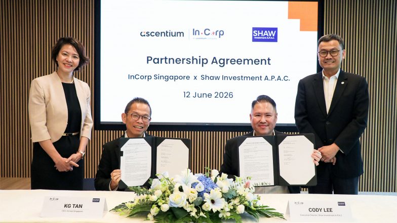 Business News | Shaw Investment A.P.A.C. and InCorp Singapore Strengthen China-Singapore-ASEAN Innovation Corridor for Business Expansion