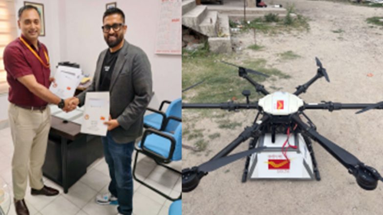 Business News | India Post to Use Drones After Tie-up with Skye Air in Himachal and Assam