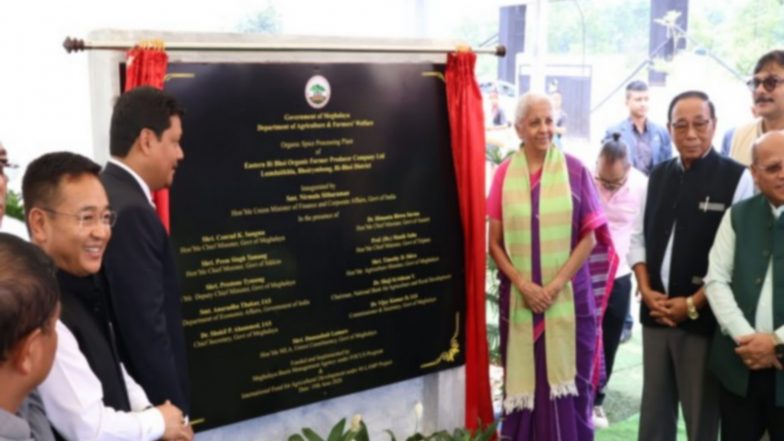 Business News | Nirmala Sitharaman Inaugurates North East's Largest Organic Spice Processing Unit in Meghalaya
