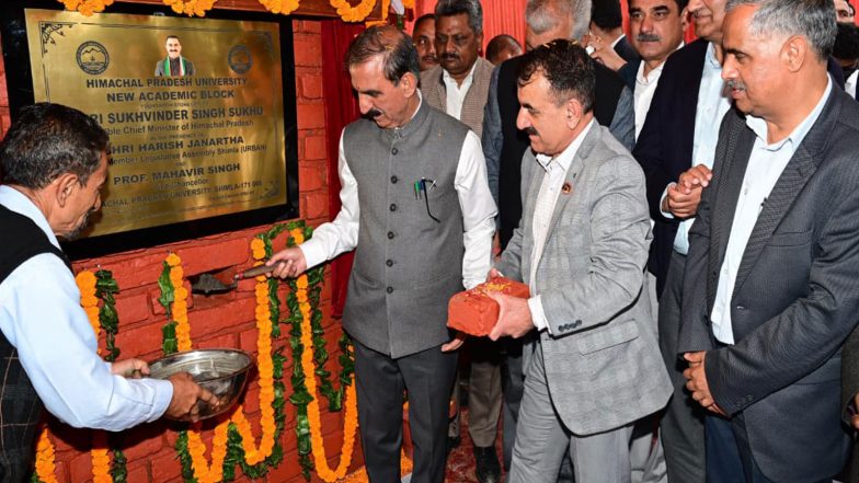 India News | Himachal CM Asks HPU to Undertake Research in Green Hydrogen Sector