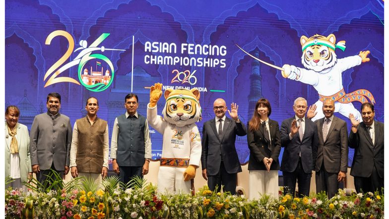Sports News | Asian Senior Fencing Championships 2026 Open with Dazzling Spectacle at Bharat Mandapam