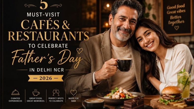 Business News | 5 Must Visit Cafes & Restaurants to Celebrate Father's Day in Delhi NCR - 2026