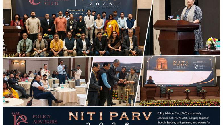 Business News | Policy Advisors Club (PAC) Marks Its First Niti Parv, Honouring Merit in Public Policy and Celebrating Policy Professionals