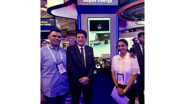 Business News | Shri Piyush Goyal Visits Repos Energy Booth at VivaTech Paris 2026, Backs Autonomous Fuelling as India's Next Energy Frontier