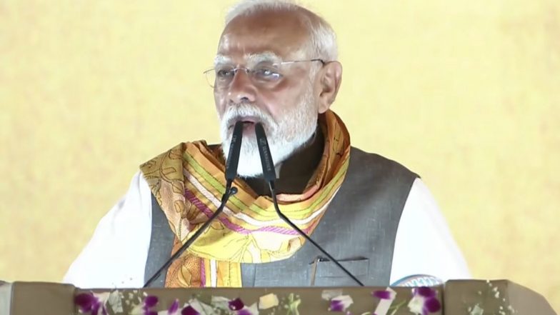 India News | Double-engine Govt Working at Super-fast Speed to Bridge Development Gaps: PM Modi Targets Opposition in Hooghly