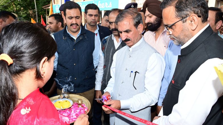 India News | Himachal Pradesh CM Inaugurates Kasumpti Parking Facility in Shimla; Rs 150 Crore Sanctioned for Circular Road Widening