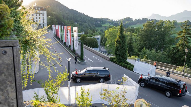 World News | Swiss Government Welcomes Arrival of US Delegation, Says Delegation Led by Vice President Vance Headed to Burgenstock