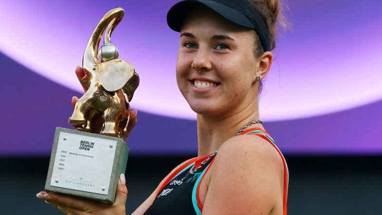 Sports News | Linda Noskova Beats Jessica Pegula to Claim 2026 Berlin Open Title