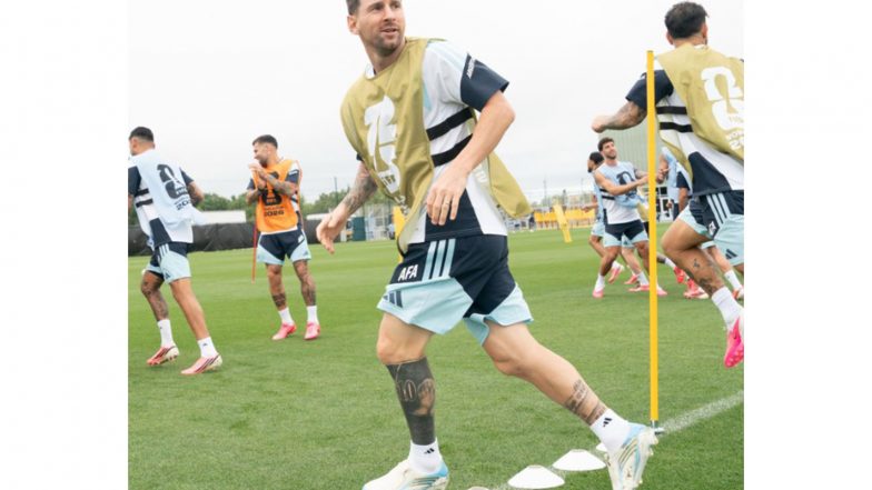 Sports News | FIFA World Cup 2026: Messi Shares Training Pictures Ahead of Argentina's Clash Against Austria